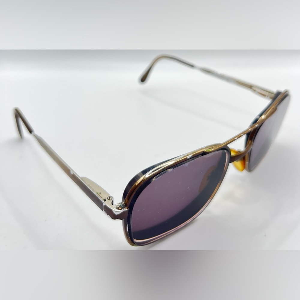 Vintage LAMY Brown Pilot Sunglasses Frames Only